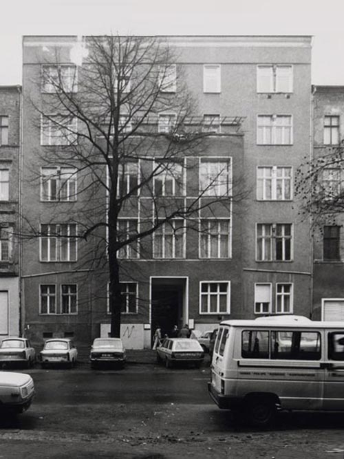 Kollwitzstraße 52, Schwarz-Weiß-Fotografie von 1991